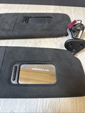 2006-2010 BMW E63 M6 Coupe Sun Visors Pair Alcantara