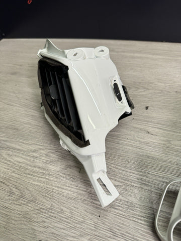 15-20 Ferrari 488 White Interior Dash Vents Trims Set