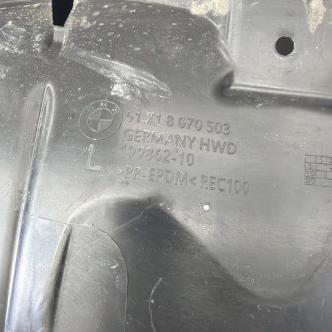 BMW G80 G82 G83 M3 M4 FRONT LEFT WHEEL HOUSING LINER FRONT PART 51718070503
