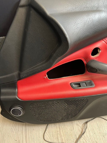 Honda S2000 S2k Red Door Panel Card Trim Right Passenger