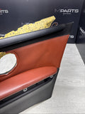 08-13 BMW E93 M3 Convertible Rear Right Door Card Panel Trim Fox Red