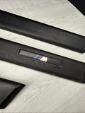 BMW E36 M3 Sedan 1992-1998 Black Door Mouldings Trims Set OEM