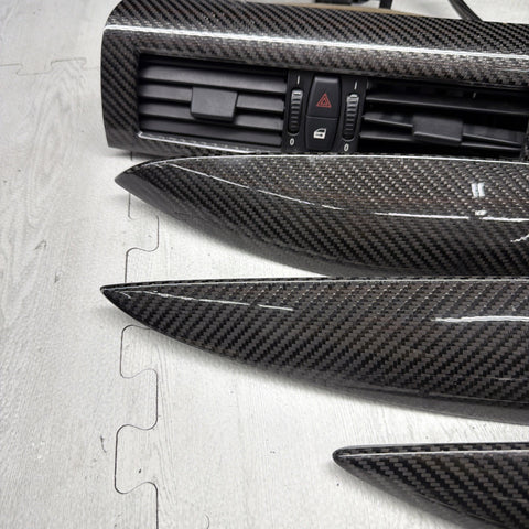 06-07 OEM BMW E63 E64 M6 Front Rear Door Dash Center Console Carbon Trim *Notes*