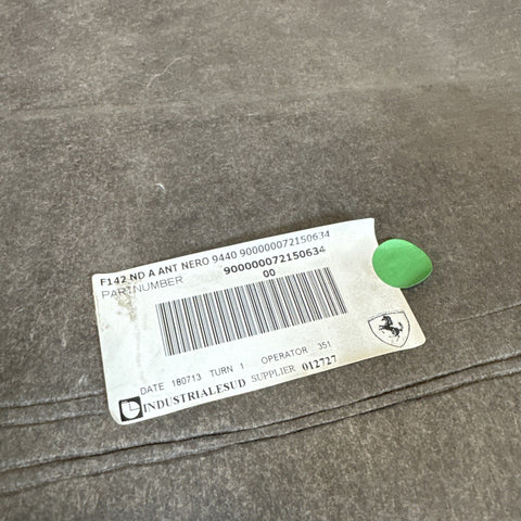 15-19 Ferrari 488 Spider OEM Suede Headliner Panels Trims Set *Broken tabs*