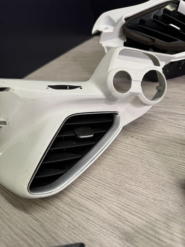 15-20 Ferrari 488 White Interior Dash Vents Trims Set