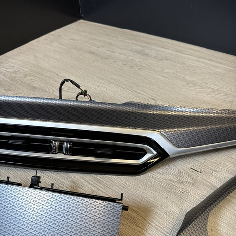 2023-2026 BMW G80 M3 Front Interior Aluminum Rhombicle Trim Panel Set OEM