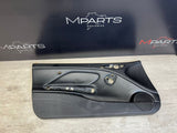 01-06 BMW E46 M3 DRIVER LEFT SIDE DOOR PANEL CARD BLACK OEM