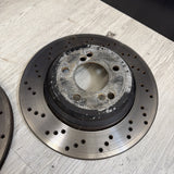 Genuine BMW Z4 M E46 E85 E86 Rear Brake Discs Ventilated Pair 2228802 2228801