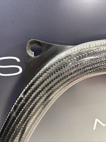 15-20 BMW F80 F82 F83 M3 M4 Carbon Fiber Strut Braces Bar OEM *Broken Tab / Bent