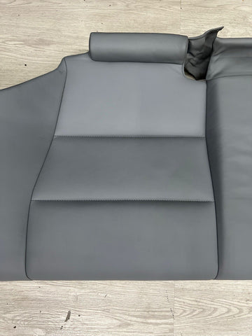 2001-2006 BMW E46 M3 Coupe Rear Seat Bottom Bench Dove Grey Gray Leather OEM