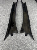 BMW E36 M3 328 Coupe A Pillars Interior Trims Cover Black Pair Set *Fading