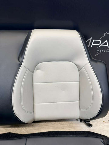 2021–2023 Ford Mustang Coupe Rear Seats Black/Ceramic Leather OEM PR3B-L63160-AA
