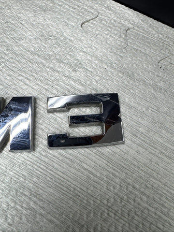 Genuine BMW E36 M3 Rear Badge Trunk Emblem 51142250539 51142250811