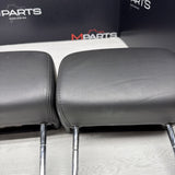 2001-2006 BMW E46 M3 Convertible Black Rear Headrests Head Rests Pair