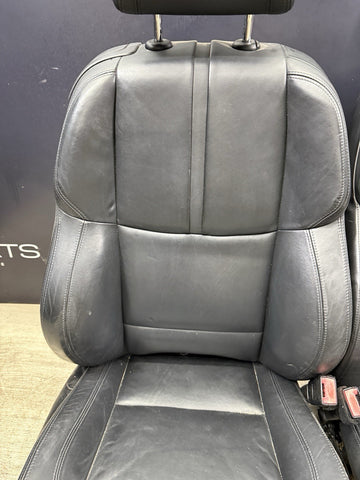 08-13 BMW E92 M3 Coupe Original Novillo Black Interior Front Seats