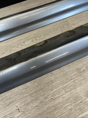 01-06 BMW E46 M3 Rocker Panel Side Skirts OEM Silver Grey