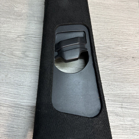 BMW E46 Coupe M3 B Pillar Seat Belt Column Cover Trim Black Left Driver 7057295