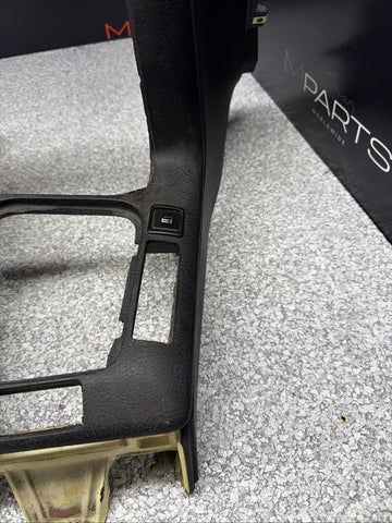 95-99 BMW E36 M3 Lower Dash Center Console Housing Panel Support Black Sedan