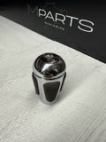 2004-2006 BMW E46 M3 SMG GEAR SHIFT KNOB NAPPA ALCANTARA CHROME OEM