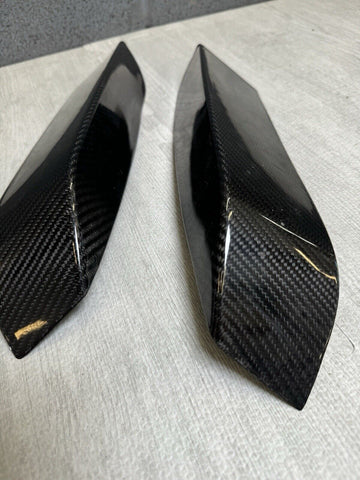 15-20 BMW F80 F82 F83 M3 M4 Front Upper Splitters Carbon Fiber