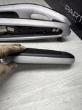 01-06 BMW E46 M3 Brushed Aluminum/Black Door Trim Armrests Front Rear *Notes*