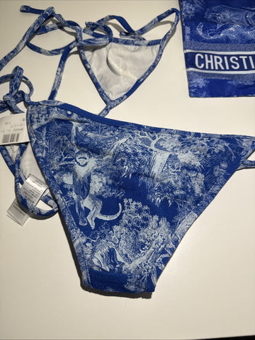 NEW Christian Dior Swimsuit String Bikini Set Size XS