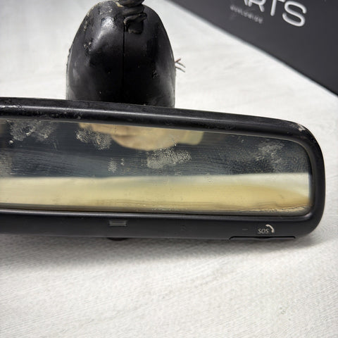 01-06 BMW E46 M3 Rearview Rear View Mirror SOS *Liquid Damage*