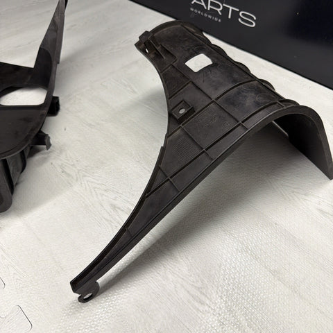 01-06 BMW E46 M3 FRONT RIGHT LEFT SIDE RADIATOR AIR DUCTS SHROUD OEM PAIR