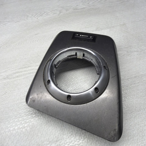 01-06 BMW E46 M3 Center Dome SMG Shift Plate Titan Shadow Grey
