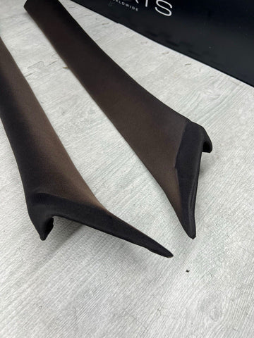 94-99 BMW E36 SEDAN 318I 323I 325I M3 FRONT A PILLARS TRIMS BLACK