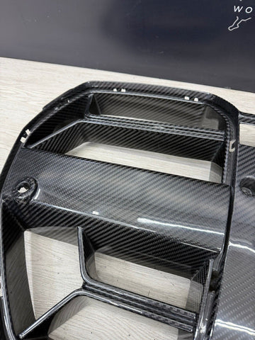 21-26 BMW G80 G82 G83 M3 M4 FRONT BUMPER KIDNEY CENTER GRILLE GRILL CARBON FIBER
