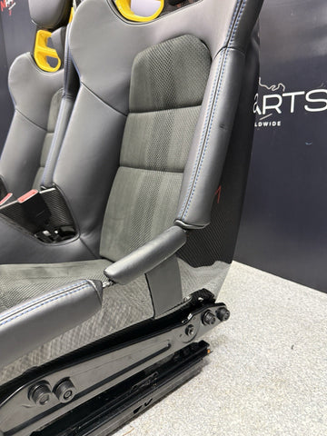 Set Front Seats Carbon Fiber Weisach Package Porsche Cayman GT4 RS 718