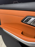 BMW 21-26 G80 M3 Front Left Kyalami Orange Leather Door Panel