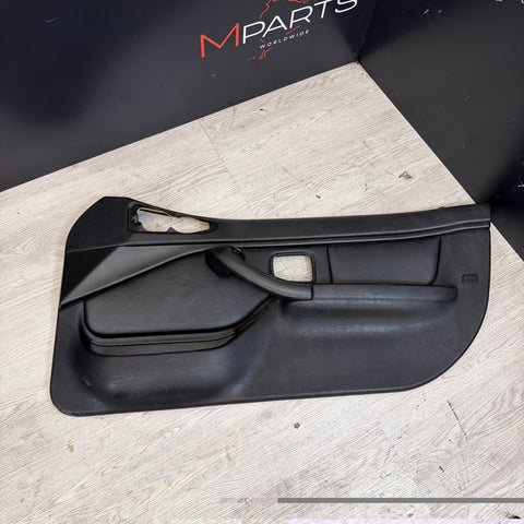 96-02 BMW Z3M Front Passenger Right Door Card Panel Cover Trim Leather Black