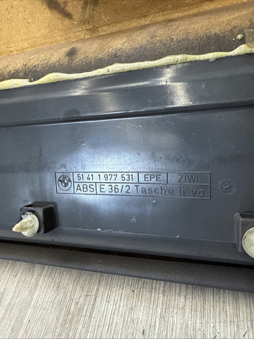 BMW E36 M3 95-99 Coupe Front Left Driver Door Card Panel Dove Grey Gray Vaders