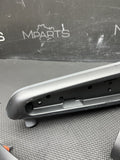 01-06 BMW E46 M3 Convertible Interior Armrests Trim Set Titan Shadow Grey Gray