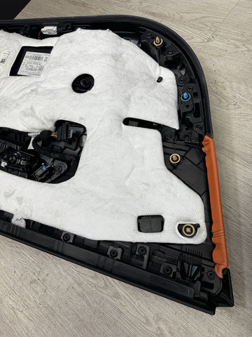 BMW 21-26 G80 M3 Front Right Kyalami Orange Leather Door Panel