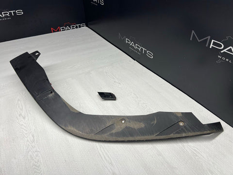 19-23 FERRARI F8 TRIBUTO FRONT LEFT DRIVER BUMPER LIP SPLITTER