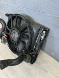 11-12 BMW E90 E92 E93 335 N55 Electric Engine Radiator Condenser Cooling Fan