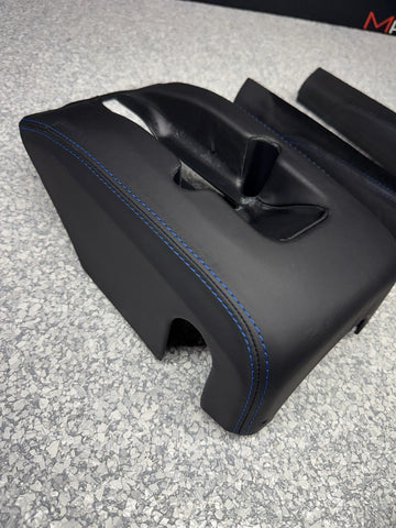 Front Door Leather Blue Stitching Interior Trims Porsche 718 Cayman GT4 RS GT4RS
