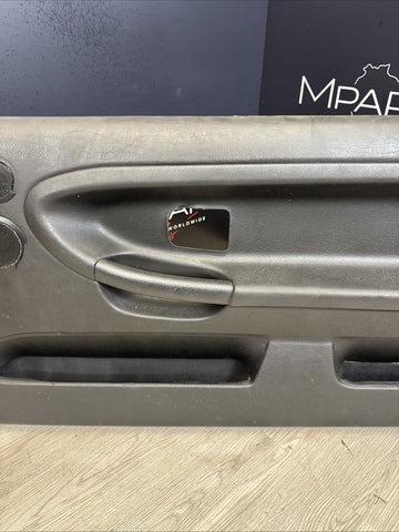 BMW E36 M3 95-99 Coupe Front Right Passenger Interior Door Card Panel Black