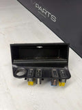 BMW E36 Center Console Panel Bezel Storage Cubby Alarm LED Heated Seats LM33 OEM