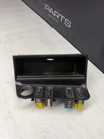 BMW E36 Center Console Panel Bezel Storage Cubby Alarm LED Heated Seats LM33 OEM