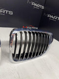 BMW OEM 01-06 E46 M3 Front Kidney Grilles Chrome 51138208685 51138208686