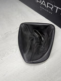 08-13 BMW E90 E92 E93 M3 Leather Stich Gear Shift Boot Gaiter Black with Frame