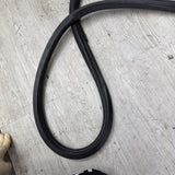 BMW E46 M3 01-06 Left Driver Side Door Weather Strip Seal Black OEM*Rip