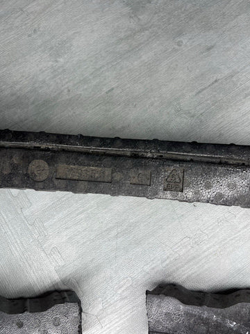 02-06 BMW E46 M3 Front Bumper Rebar Styro Foam Support Complete / Separated