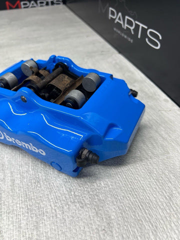 01-13 BMW E46 E90 E92 E93 M3 Brakes Brembo Left Rear Caliper Blue