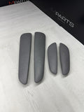 01-06 BMW E46 M3 Convertible Door Arm Rest Armrest Pads Grey