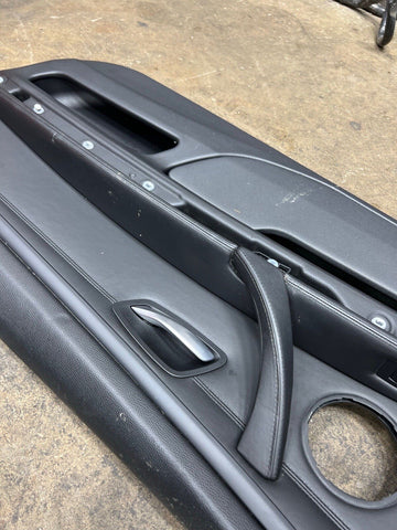 08-13 BMW E92 M3 Original Black Interior Front Right Passenger Door Card Panel